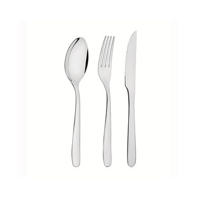 Faqueiro Havaí em Inox com Facas para Churrasco Acabamento em Brilho 16pçs - Tramontina Inox