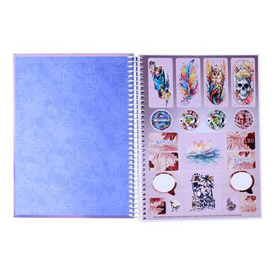 Caderno Universitário Feminino Mormaii 160F/10 Matérias Credeal