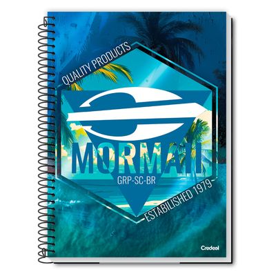 Caderno Universitário Masculino Mormaii  80F/1 Matéria Credeal