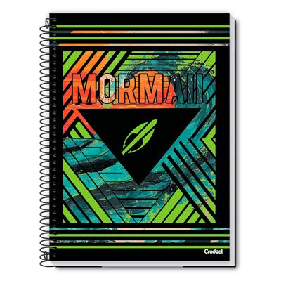 Caderno Universitário Masculino Mormaii  80F/1 Matéria Credeal