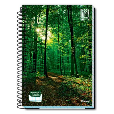 Caderno Universitário Happy 224F/16 Matérias Credeal