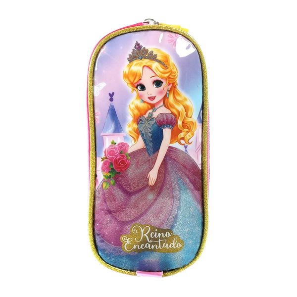 Estojo Infantil Fem Sortido Princesa Coroada YS42413-ES - Yins Estojo Infantil Fem Sortido Princesa Coroada YS42413-ES - Yins