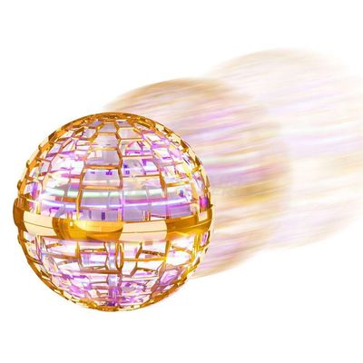 Bola Spinner Voadora Led Divertido Colorido - Amarelo