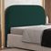 Cabeceira Cama Box King 195cm Orgânica Lanna W01 Bouclê Verde - Lyam Decor