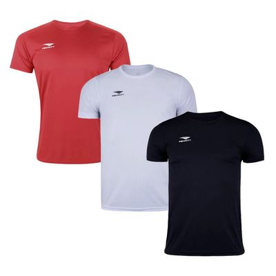Kit 3 Camisetas Penalty X Masculino M / Vermelho/Branco