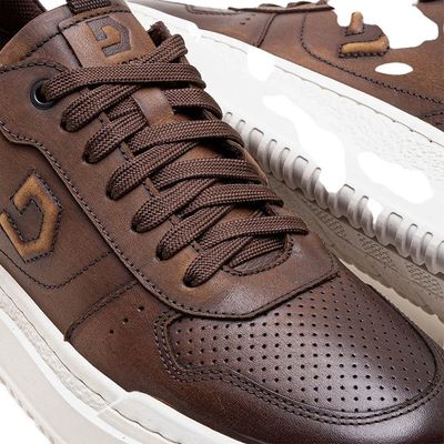 Sapatênis Democrata Denim Block Masculino 43 / Marrom