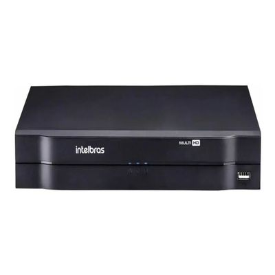 Kit Cftv Dvr Intelbras Mhdx Cabo E Conectores c/Hd
