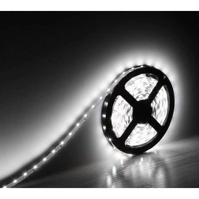 Kit 2 Fita Led 5050 Branco frio 3000k 5m Bivolt Com Fonte