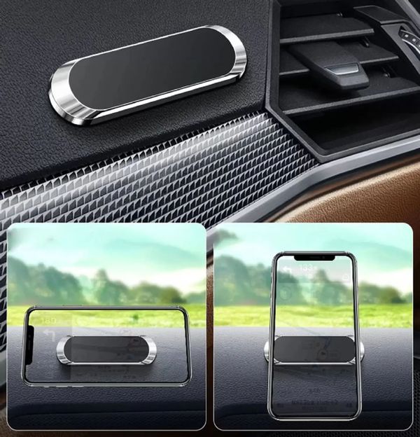 kit 2 Suporte Magnetico Veicular Celular Universal
