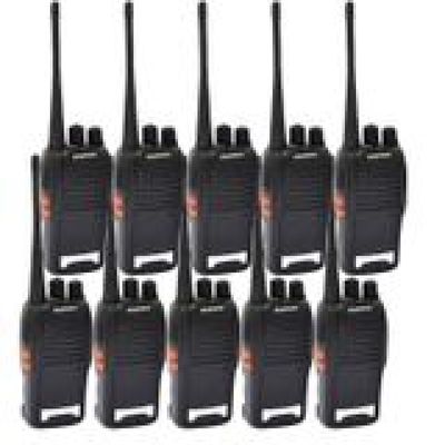 5 Pares Radio Comunicador Walk Talk Talkabout Profissional 777 - Baofeng