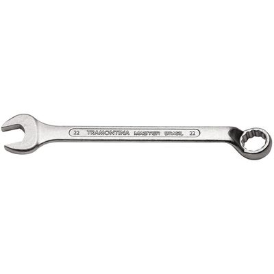 Chave Combinada 22 mm com Pescoço Tramontina com Corpo Forjado em Aço Especial Cromado
