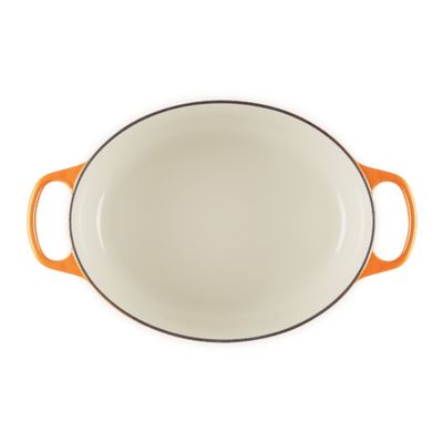 PANELA LE CREUSET SIGNATURE OVAL EM FERRO FUNDIDO FLAMME DORÉE 31CM 21178311834479