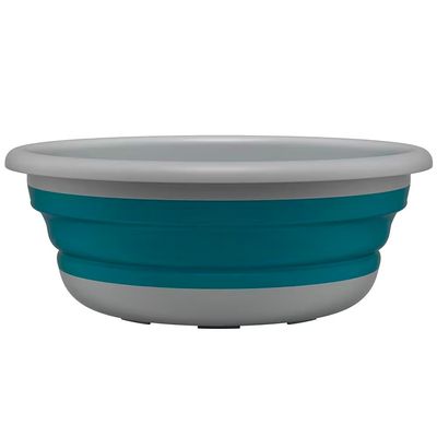 Bacia Retrátil FlashLimp 8L Verde Esmeralda Verde Esmeralda