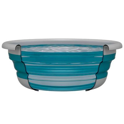 Bacia Retrátil FlashLimp 8L Verde Esmeralda Verde Esmeralda