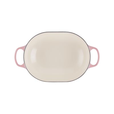 PANELA LE CREUSET OBLONG SIGNATURE EM FERRO FUNDIDO 31CM - Rosa Berry
