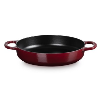PANELA LE CREUSET REDONDA EVERYDAY SIGNATURE 28CM EM FERRO ESMALTADO VERMELHO RHONE 20331289490422