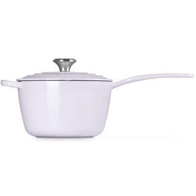 PANELA MOLHEIRA LE CREUSET 18CM 2,2L SIGNATURE FERRO ESMALTADO - Rosa Shallot
