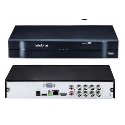 Dvr gravador INTELBRAS 8 canais Full hd + hd 1TB