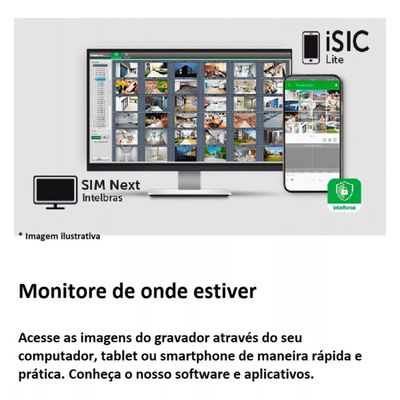Gravador Dvr Intelbras 8ch Mhdx 1008c Inteligente Multi HD 1080p 4x1 110V/220V com hd