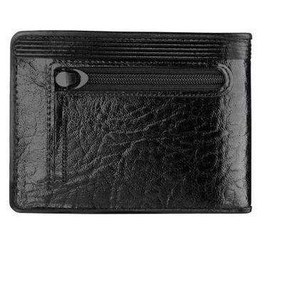 Carteira Masculina Couro Mitty M2 Porta Cheques Cantoneira Preto