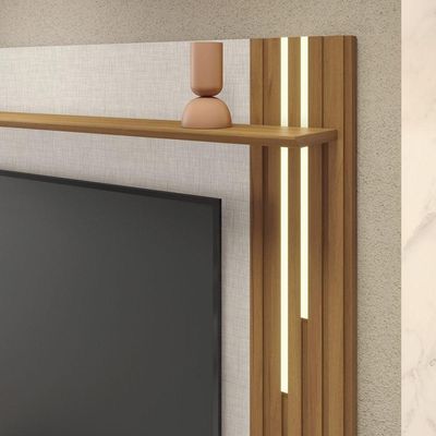 Painel Para Tv Nt1345 - Off White - Freijó - Notável
