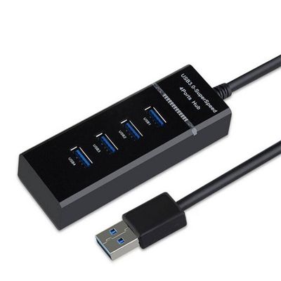 Hub USB 3.0 Com 4 Portas Alta Velocidade 5.0 Gbps Uh-30 Preto