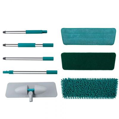 Mop  Plano 3 em 1  FlashLimp  Verde Verde