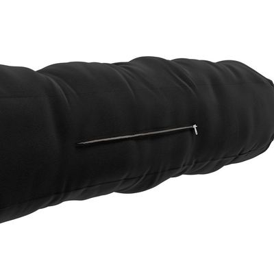 Almofada Para Cabeceira Encosto Apoio Lombar Spot 195cm Com Porta Celular Veludo - Abmaza Cor Preto