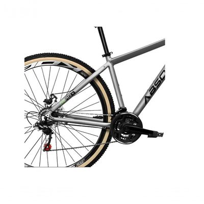 Bicicleta Aro 29 Absolute Nero 5 Câmbios Shimano Altus 27v Freios Hidráulico Garfo C-trava cinza Tam: 17