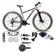 Bicicleta Aro 29 Absolute Nero 5 Câmbios Shimano Altus 27v Freios Hidráulico Garfo C-trava cinza Tam: 17