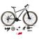 Bicicleta Aro 29 Absolute Nero 5 Alumínio 2x9 Freios Hidráulicos K7 Garfo Com Trava 18v Mtb cinza Tam: 15