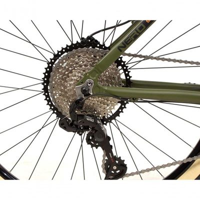 Bicicleta Aro 29 Absolute Nero 5 12v Hollowtech K7 Freio Hidráulico Garfo Trava No Guidão oliva Tam: 15