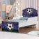 Mini Cama Futebol Bandeiras Com Colchão
