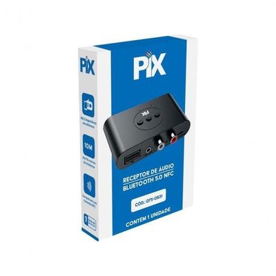 Receptor De áudio Bluetooth 5.0 Nfc Pix