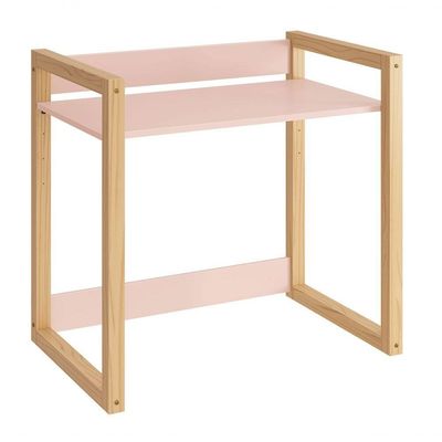 Mesa Escrivaninha Infantil Zoe Rosa Fosco - Moveisaqui