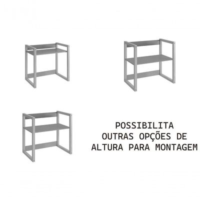 Mesa Escrivaninha Infantil Zoe Rosa Fosco - Moveisaqui