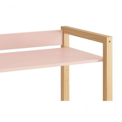 Mesa Escrivaninha Infantil Zoe Rosa Fosco - Moveisaqui