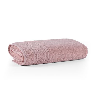 Toalha de Banho Yara 1,50m x 75cm 01 Peça 100% Algodão 530g/m² - Rosa