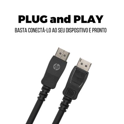Cabo Displayport - 2m - HP