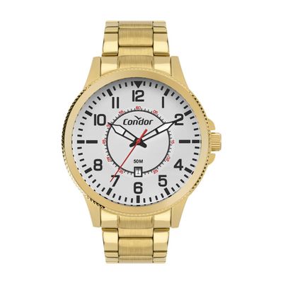 Relógio Condor Masculino Ref: Co2115mxu/4b Casual Dourado
