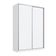 Guarda Roupa Solteiro Branco 165x59,8x235cm 2 Portas RC2002 Emovell