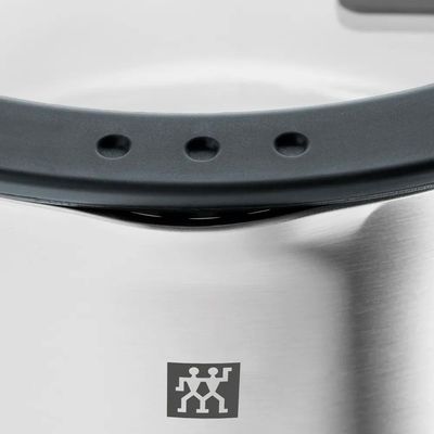 Jogo de Panelas em Aço Inox Zwilling Simplify 5 Peças com Suporte de Tampa e Escoamento Integrado