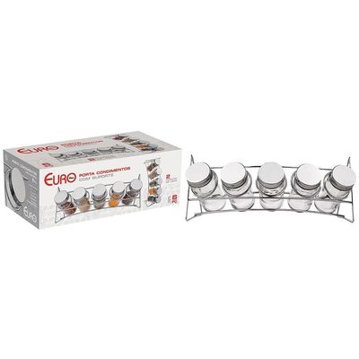 Porta Condimentos Euro com 6 Peças n/a