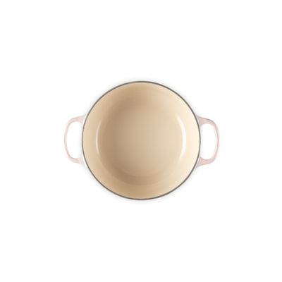 PANELA REDONDA LE CREUSET 24CM SIGNATURE FERRO ESMALTADO SHELL PINK 21177247774430