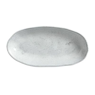 Conjunto de Travessas Ovais Grandes Orgânico Echo 32x16cm 4 Peças Porto Brasil Branco