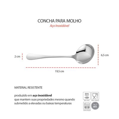 Concha Colher Servir Vazada Servir Utensilio Jogo Aço Inox