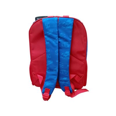 Mochila Infantil de Costas Corrida Carros Vermelha 13 Litros