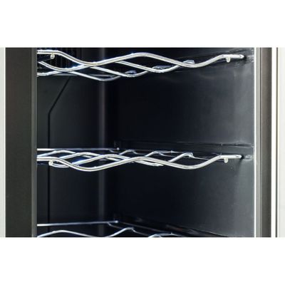 Adega de Vinho Climatizada Electrolux 12 garrafas Uma Porta Acabamento em Alumínio (ACB12) Bivolt