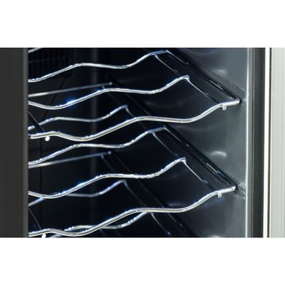 Adega de Vinho Climatizada Electrolux 12 garrafas Uma Porta Acabamento em Alumínio (ACB12) Bivolt