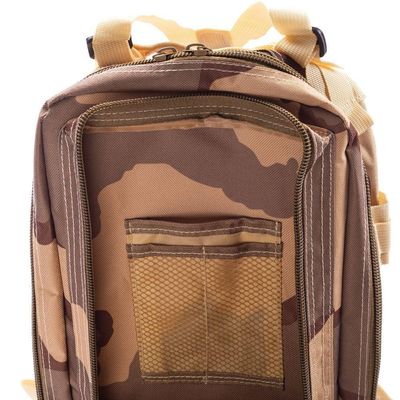Mochila Multiuso Escolar Tática Cargueira 30 Litros Camping Pesca Cáqui